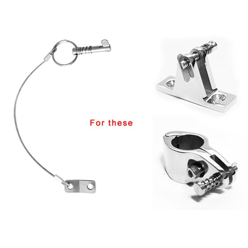 Durable Stainless Steel Quick Release Pin Marine Deck Hinge Jaw Slide Fitting for Pool Boats