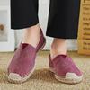 2026 Fashion Men's Fisherman Espadrilles Casual Slip-on Flats Comfortable Breathable Shoes with Durable Sole for Daily Walking