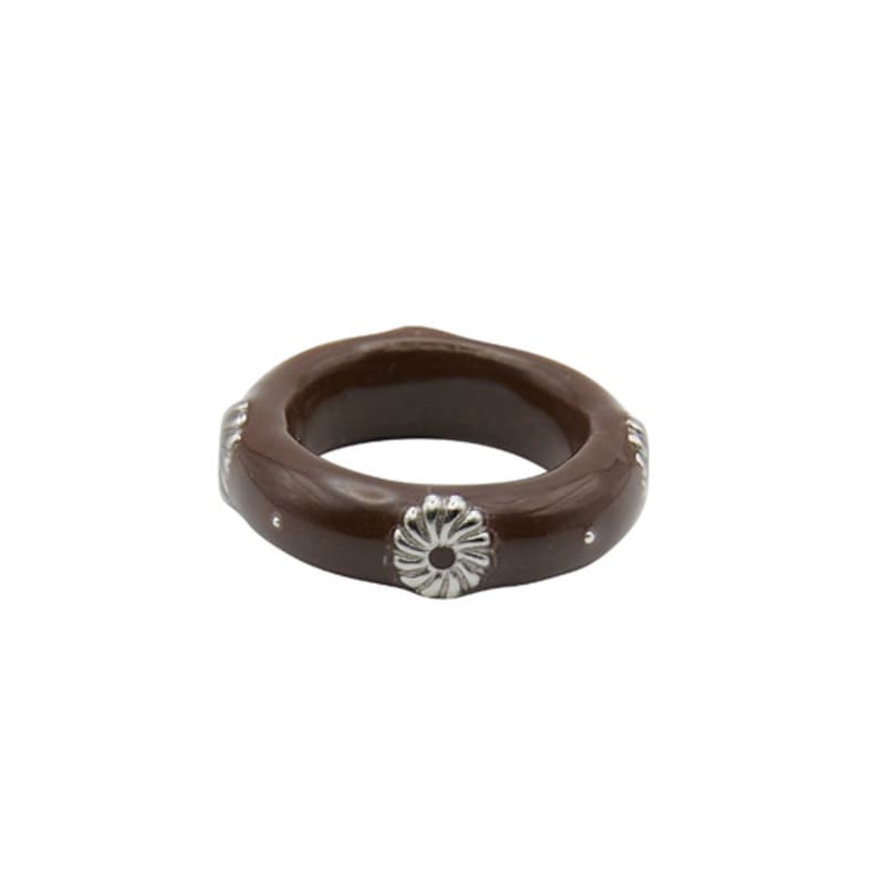 Nff Antique Aureole Ring-brown