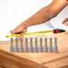 10PC Magnetic Nut Driver Set Highly Efficient for Nuts Tightening with 8mm Socket 42mm Length and Chrome Vanadium Steel