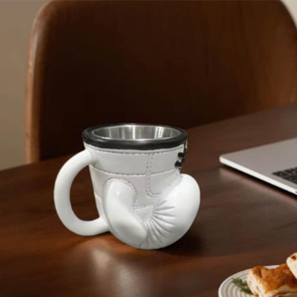 Resin Material Boxing Glove Mug Themed Design Sports Themed Mug Boxing Themed Tea Cup  Office