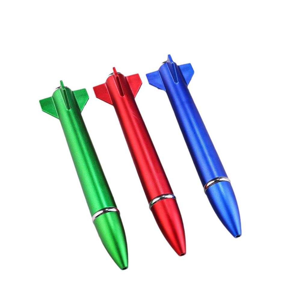 Airplane Rocket Shaped No-Leak Ballpoint Pen with Logo Printing, High-Value Design