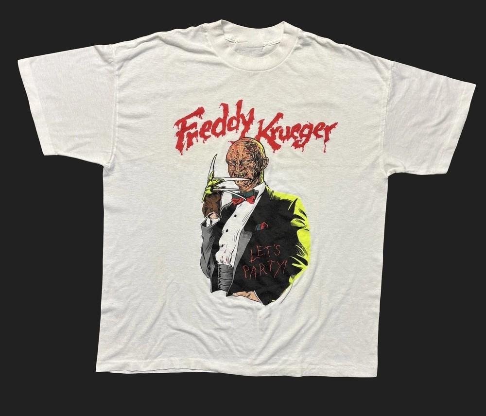 

New1988 Freddy Krueger A Nightmare On Elm Street 4 T-Shirt Horror Reprint Unisex T-Shirt S