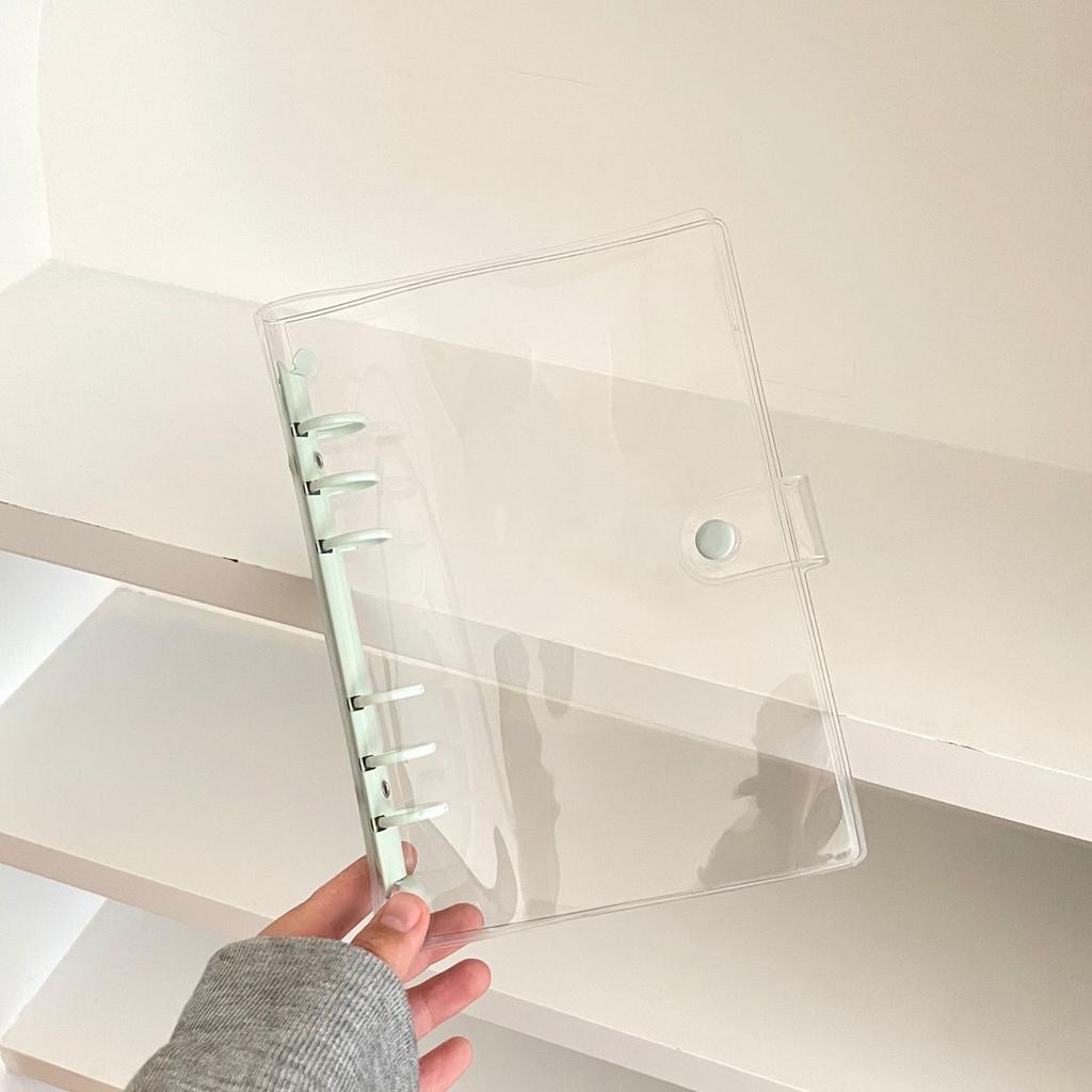 A6 Transparente PVC Hülle Loseblatt Kpop Idol Kartenalbum Aufbewahrungsbuch Ordner Pocards Tagebuch Notizbuch Hülle Schulbedarf Qualität