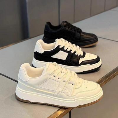 Modische dicke Freizeitschuhe mit kleinen weißen Schuhen Koreanische weichsohlige Herren-Sportschuhe