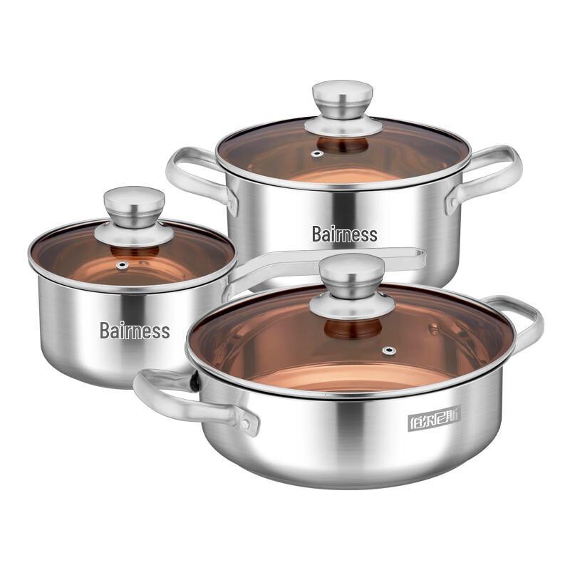 

Bernice Salina Cookware Three-Piece Set