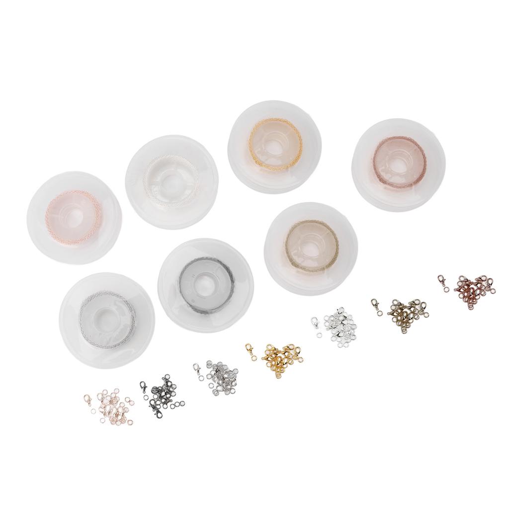 Jewelry Making Chain 69 Feet Stainless Steel 7 Colors Gold Silver Copper Plated Bulk Chains for