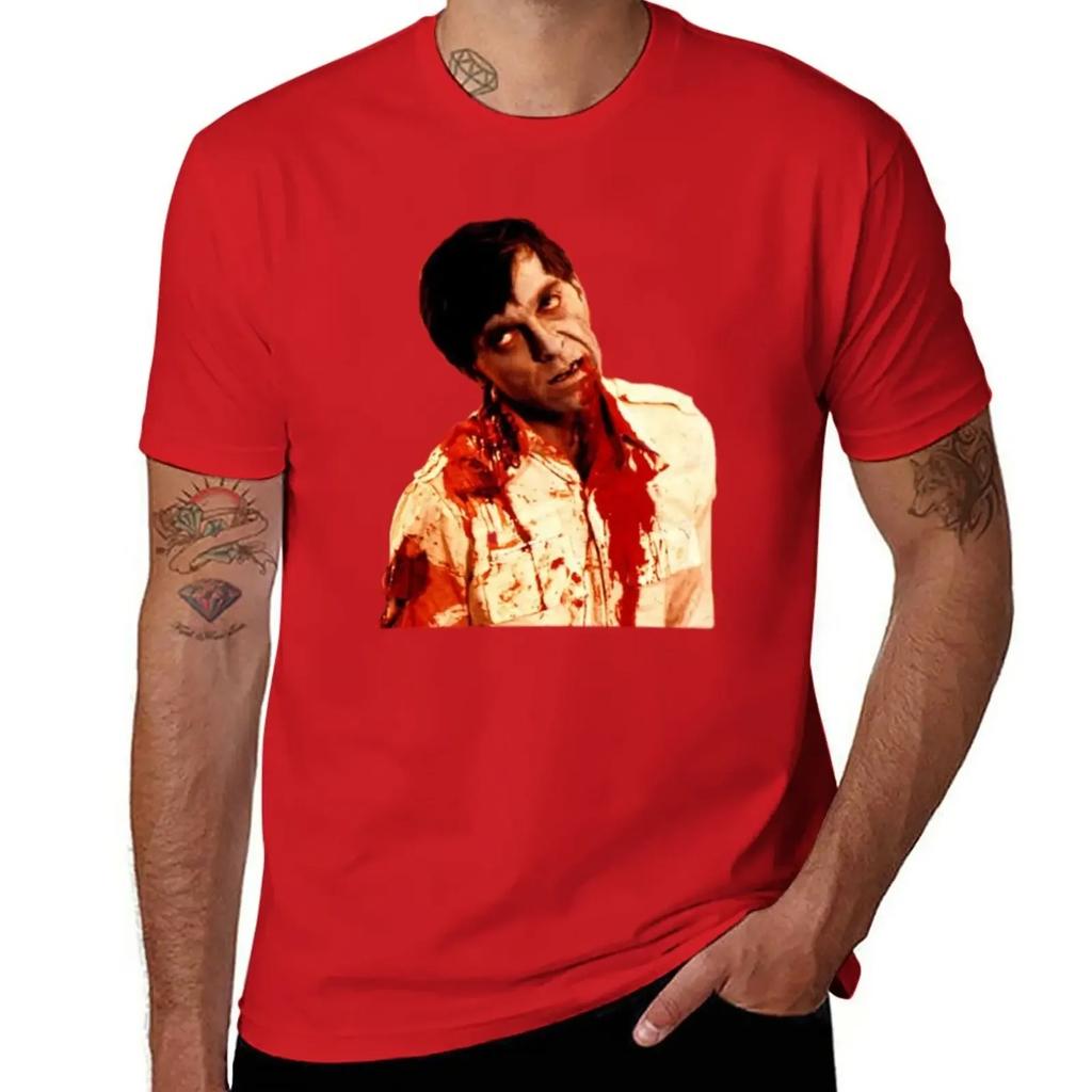 Dawn of the Dead T-Shirt summer clothes vintage blanks plain black t shirts men