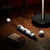 Smooth Writing Beaded Pens Halloween Rhinestone Beadable Pen, DIY Sparkly Cat Pumpkin Ghost Plastic Handmade Gift Glitter Black Ink Ballpoint Pen for