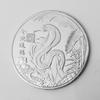 2PCS 2025 New Year Of The Snake Commemorative Coin Gold-plating Metal Crafts Zodiac Snake Coins Holiday gift Event Souvenirs