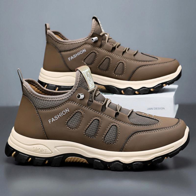 Men's Autumn Sports Shoes, Non-slip Travel Shoes, Middle-aged and Elderly Shoes, Outdoor Hiking Shoes