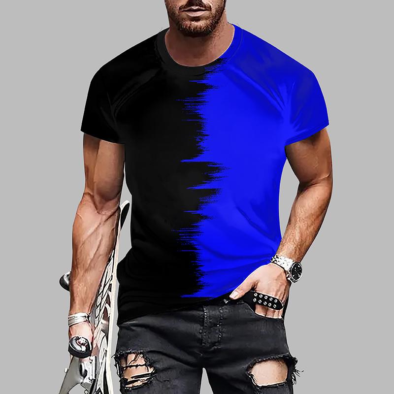 

Новая летняя мужская модная футболка, индивидуальная универсальная принтованная мужская футболка, топ 8XL темно-синий