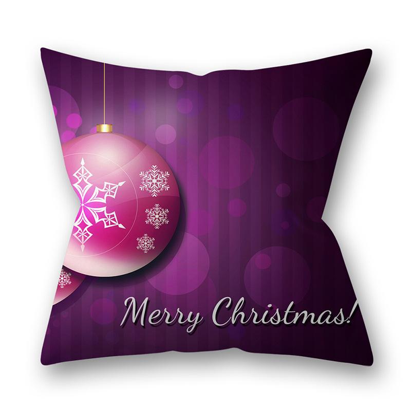 Husa de perna perna de Craciun copac cu fulg de nea imprimat canapea perna decorare perna acasa