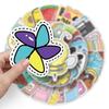 53PCS Waterproof VSCO Cartoon Stickers for DIY Phone Cases and Luggage