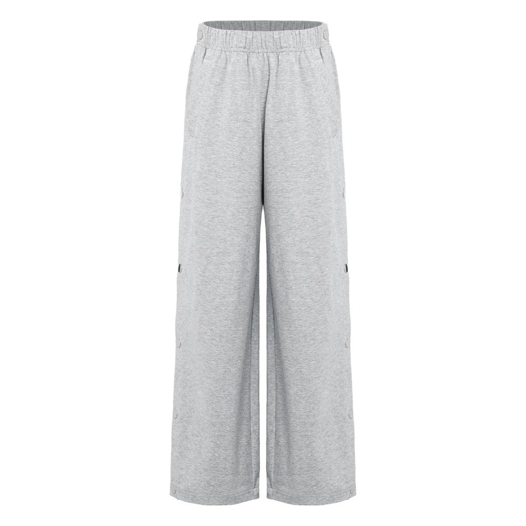 Pantaloni della tuta unisex per bambini con bisogni speciali, abbigliamento adattivo, con bottoni a pressione laterali a strappo