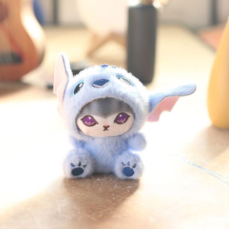 Lilo Stitch Plush Animal Keychain With Short Velvet Fabric Travel Doll Daily