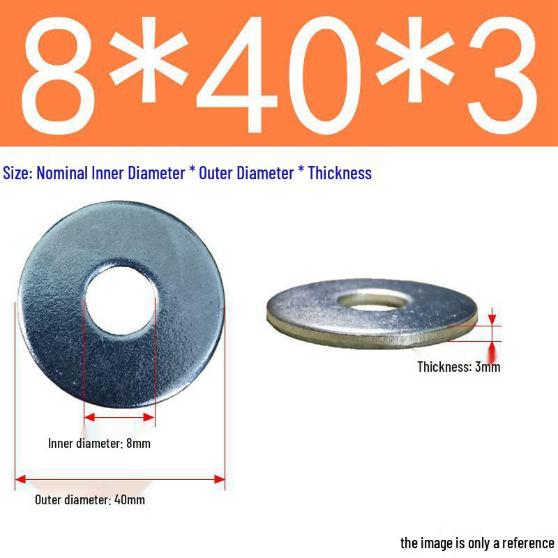 Galvanized Flat Metal Washer Spacer M3-M60