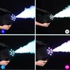 Portable 1500W RGB LED Jet FX Smoke Gun Powerful Output Air Column DJ Light Cannon Fog Spray Machine for Stage Wedding