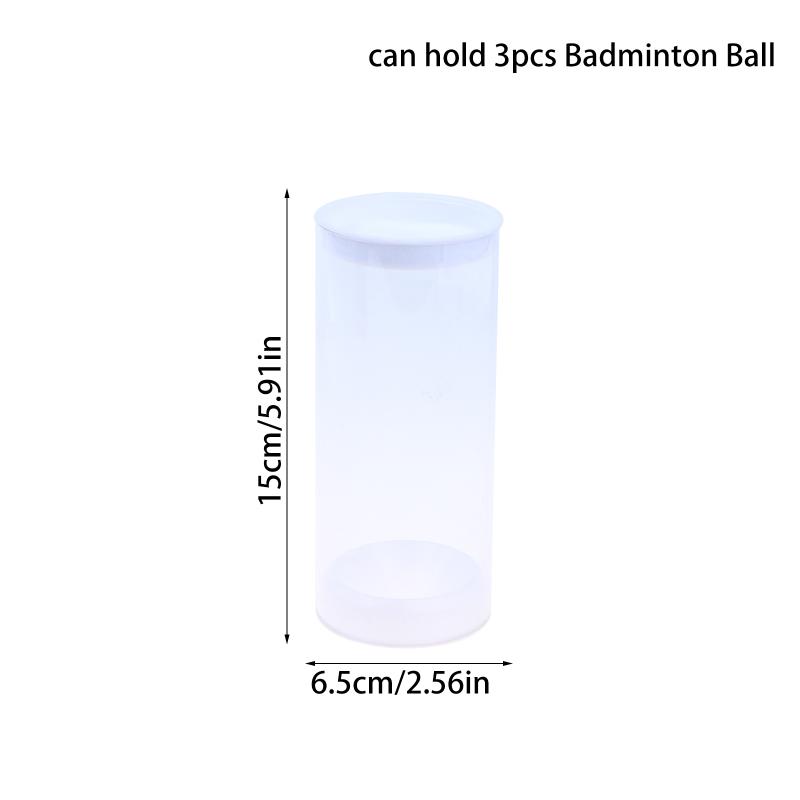 

Transparent Badminton Ball Holder Compact Versatile Acrylic Shuttlecock Storage Tube Organizer For Sports Supplies