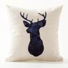 Decorative Throw Pillows Case Geometric Colorful Animals Deer Nordic Style Cotton Linen Couch Cushion Cover For Sofa Home Decor