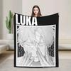 Hyuna Luka Alien Print Blanket Warm Bedding Throws for Winter Picnic Couch Chair Sofa Bed Funny Bedspread