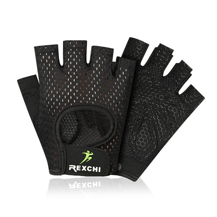REXCHI XG07 Wholesale Training Gym Gloves Women Fingerless Fitness Bodybuilding Gym Weight Lifting Gloves Man Gym Gloves Women S
