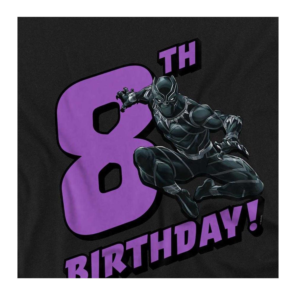 Black Panther Childrens/Kids 8th Birthday Sweatshirt