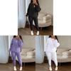 Womens Cozy Knit Sweater Pants Set With Belt For Casual Winter Wear