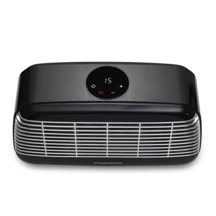 Fan Heater - THOMSON - THSFC25DN - 1500 Watts - Remote Control - Black