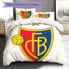 Basel Bedding Quilt Set Quilt Cover Pillowcase Home Decoration Birthday Gift (1 * Duvet Cover + 2 * Pillowcase, Without Core)