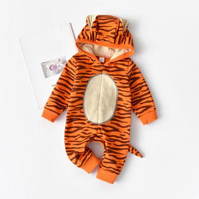 hooded romper baby girl