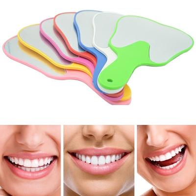 Fun Handle Dental Mirror Tool Unbreakable Patient Hand