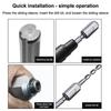 SDS-Plus to SDS-Max Adapter - Carbon Steel Rotary Hammer Converter, Impact Resistant Shank for Labor-Saving Drilling