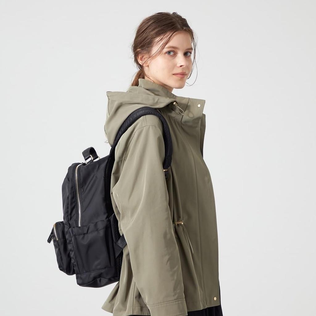 Monica 13-Pocket Nylon Backpack MONI1048 Pink (50)