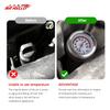 M20x2.5 Motorcycle Fuel Tank Caps With 0-200℃ Oil Temperature Gauge Pointers Dial Meter Black/Silver Gauge
