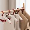 4 Pieces Anti-slip 3-in-1 Clothes Drying Rack Plastic Collapsible Clothes Hanger Business