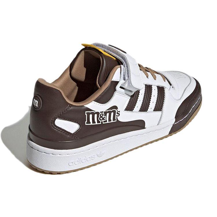 Adidas M&Ms X Forum 84 Low Brown Unisex Sneakers White Footwear-White Dark-Brown GY6313