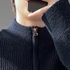 JEEP Men's Stand-Collar Knit Cardigan