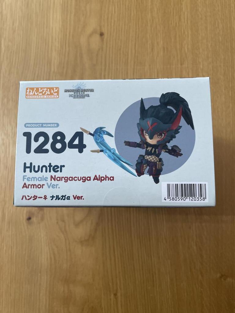 [USED] Nendoroid Monster Hunter World: Iceborne Hunter (Female) Nargacuga Alpha