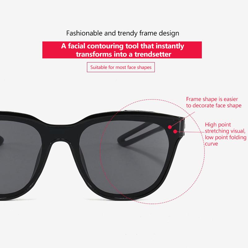 Square Fashion Sunglasses Men Women Outdoor Driving Bicycle Road Windproof Goggles Hiking Camping Travelling Classic Shades