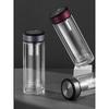 WANXIANG Heat-Resistant Double-Walled Glass Filter Mug with Lid