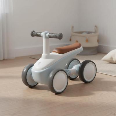 4Wheel Baby Antiflip Design Push Bike Low Center of Balance PushAlong Toy for Infants,