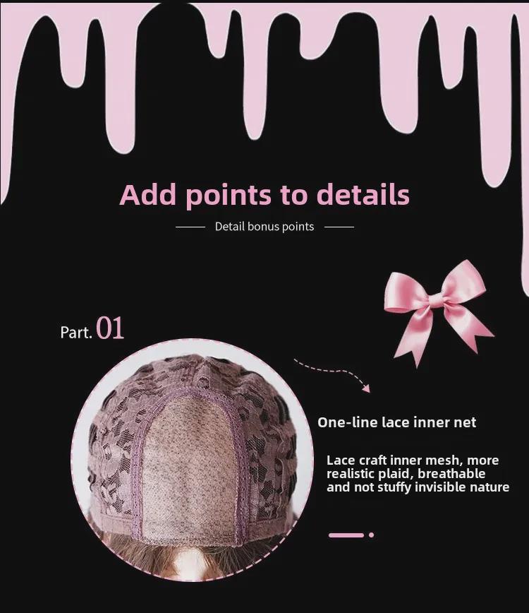 Sihuan Long Straight Lace Wig - Natural Beige Gray Gold, Lolita Style