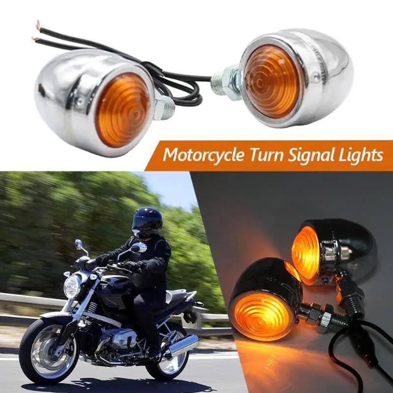 Universal motorcycle turn signal mini bullet flashing indicator LED turn signal brake running light