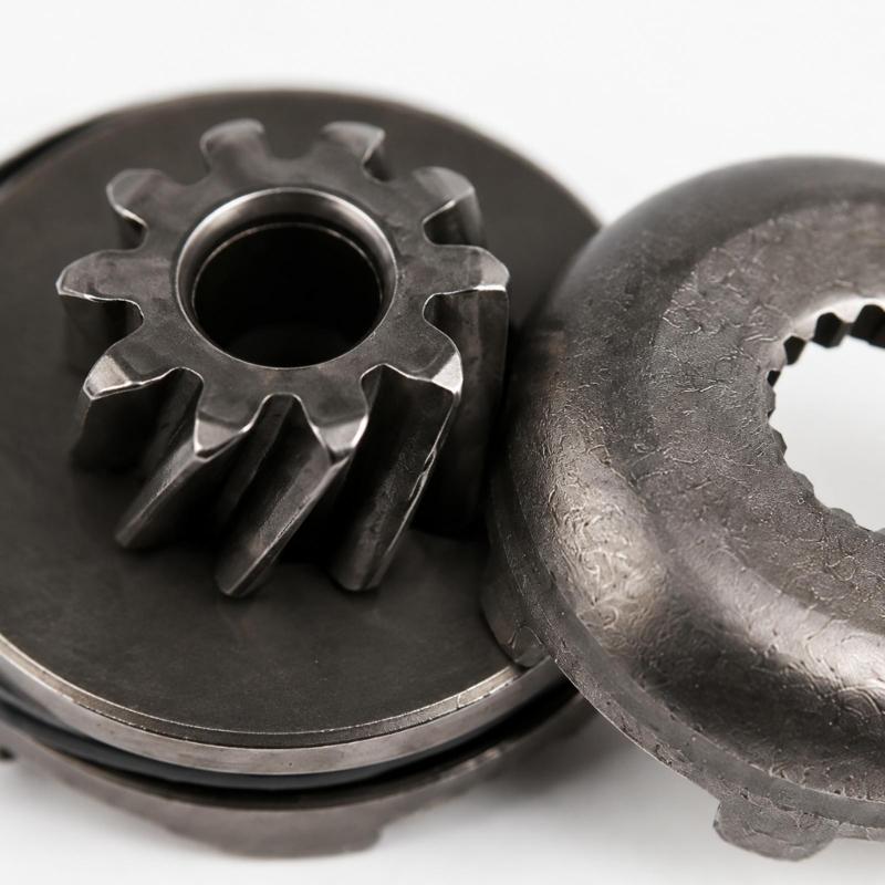 1PE40QMB Reference Kick Starter Gear Set, Metal Replacement Components with External-Tooth Gear and Separate Cover with Splined Center Opening