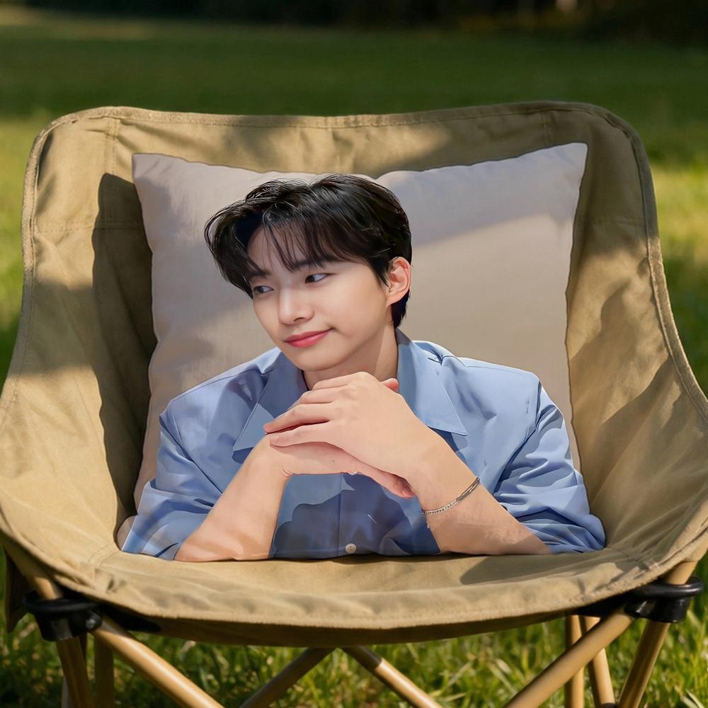Kpop Lee JJunho Cushion Cover Soft Reversible  Durable Pillow Cover  MultiScene Use for Home  Car Daily Comfort