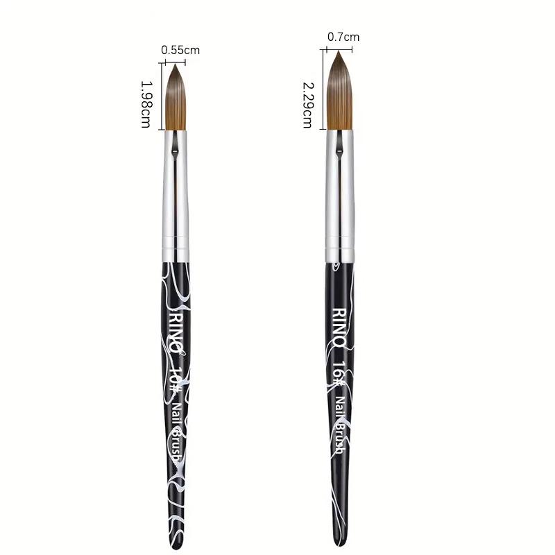 Carved Crystal Acrylic Penholder & Pen Set for Nail Art