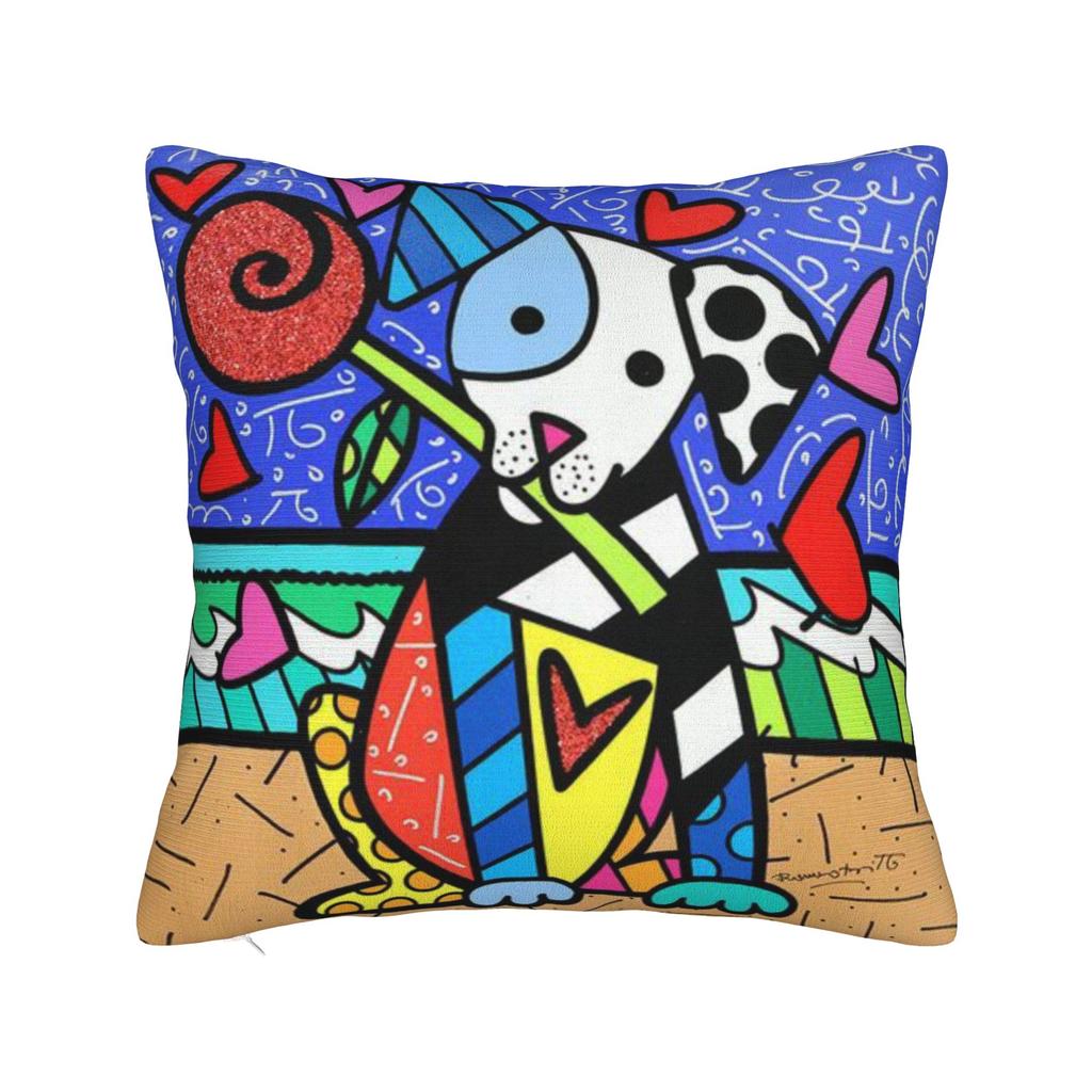 B-BrittoES Pillow Cover Cute Funny Pillow Case For Sofa Home Decoration Square Cushion Cover Birthday Present