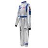Halloween adult space costume silver spacesuit pilot stray earth party play jumpsuit