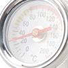 M20 X 1.5 Engine Oil Temperature Gauge 0 To 200℃ Easy Installation Durable Metal Motorbike Oil Temp Gauge